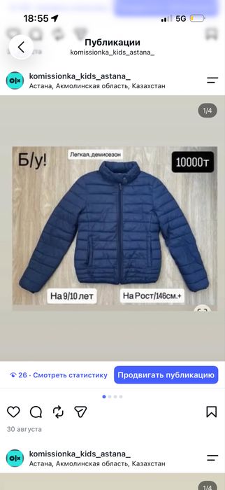 Куртка лемисезон