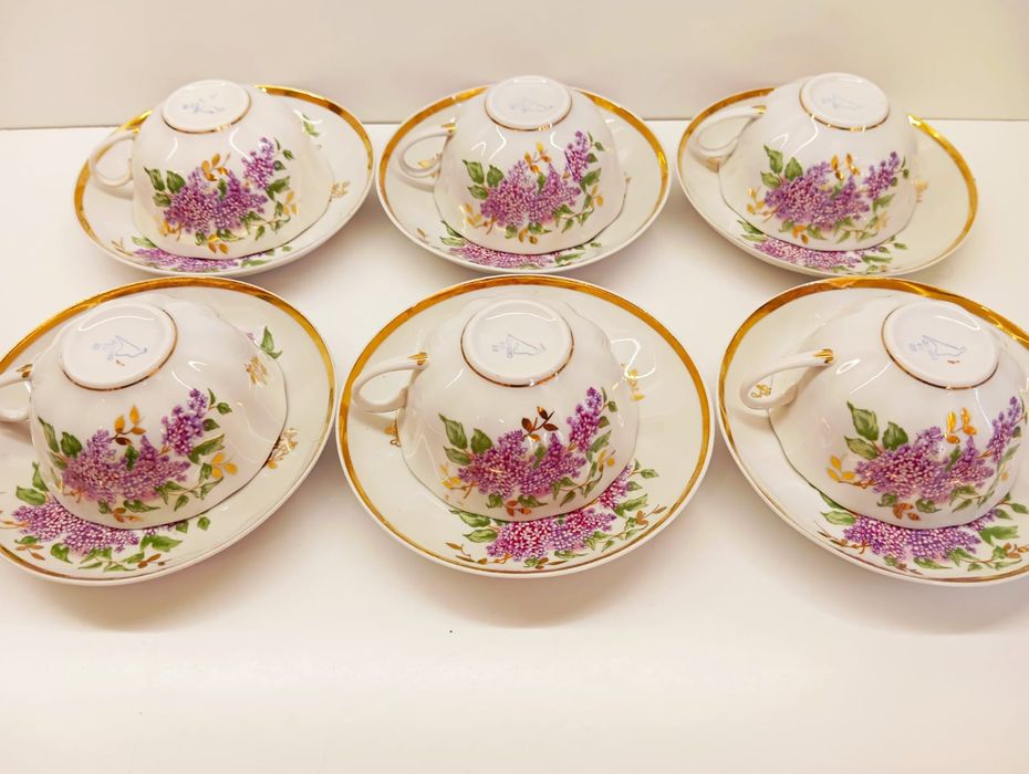 Руски порцелан. Люляк. Дулево