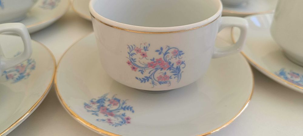 Ретро чаши за чай и кафе - 6 бр