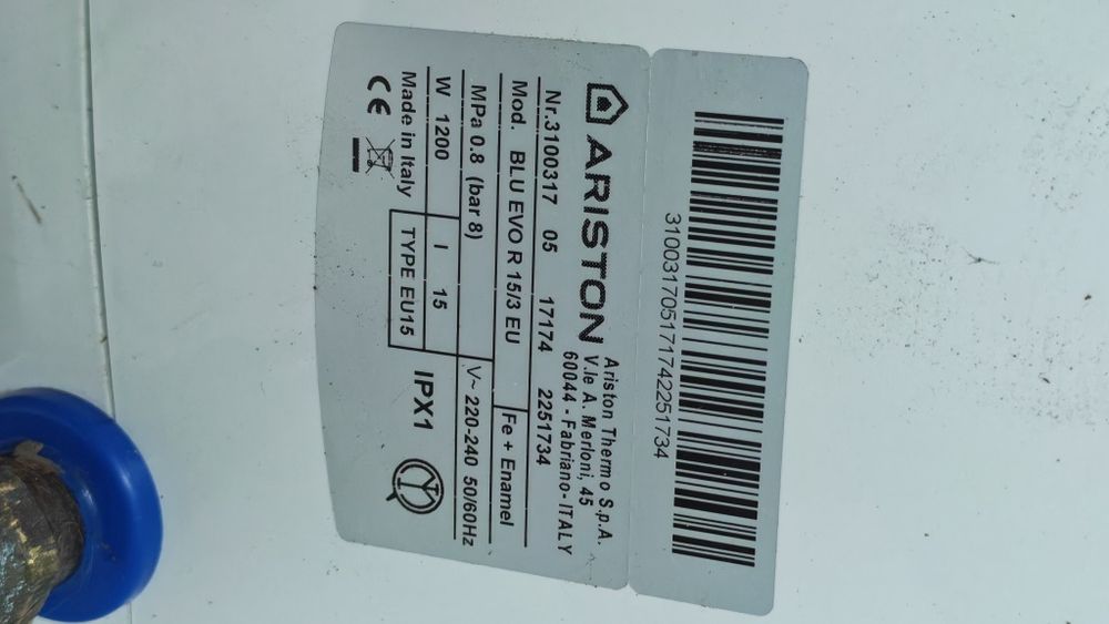 Boiler electric Ariston 15L