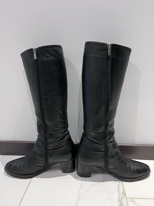 Кожени дамски ботуши