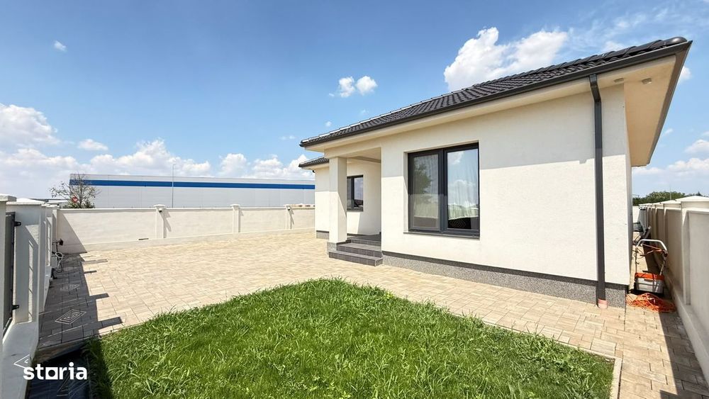 Casa noua,Grigorescu,3 dormitoare, 2 bai, teren, acces auto