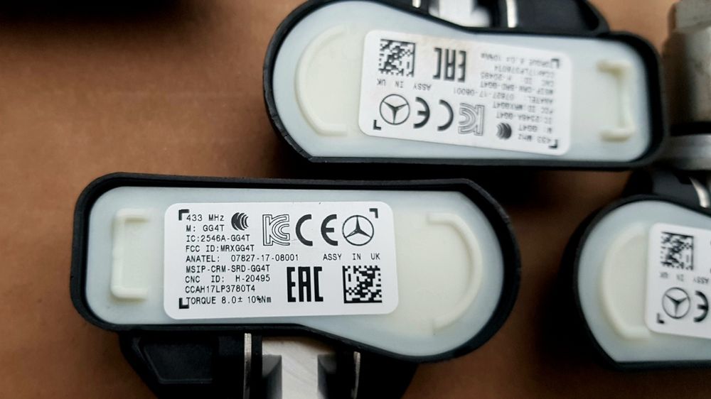 БМВ Мерцедес TPMS сензори, датчици налягане гуми. Вентили BMW Mercedes