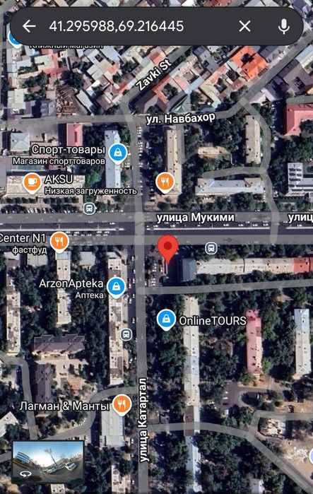 Аренда помещения в доль дороги. Чиланзар. Ор-р магазин Спортоваром