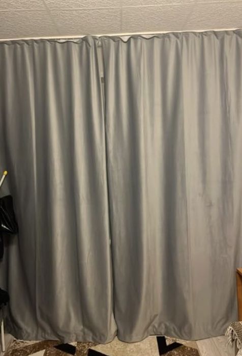Продам шторы светло серые