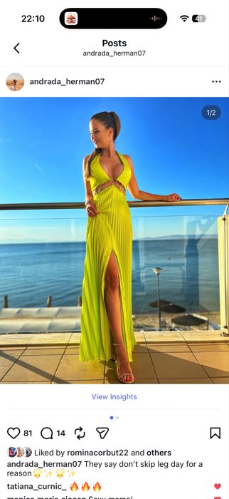 Rochie Nissa purtata o data