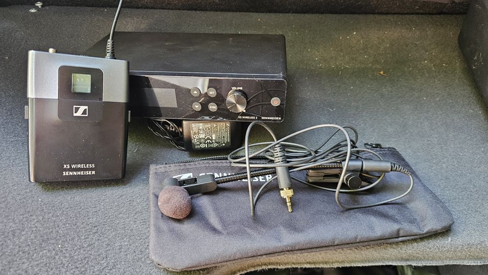 Микрофон + приемник Sennheiser