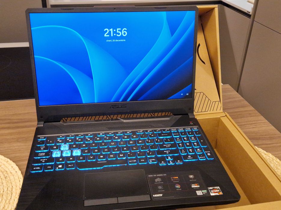 Laptop ASUS TUF Gaming A15 | Ryzen 7 4800H | Nvidia GeForce GTX 1660Ti