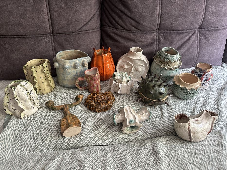 керамические вазы и другое