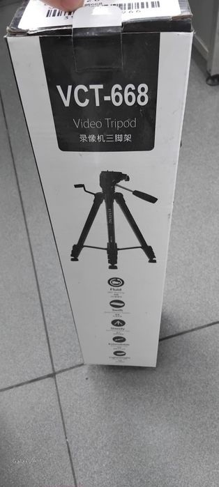 Yunteng VCT-668 Professional Video Tripod (Yangi)