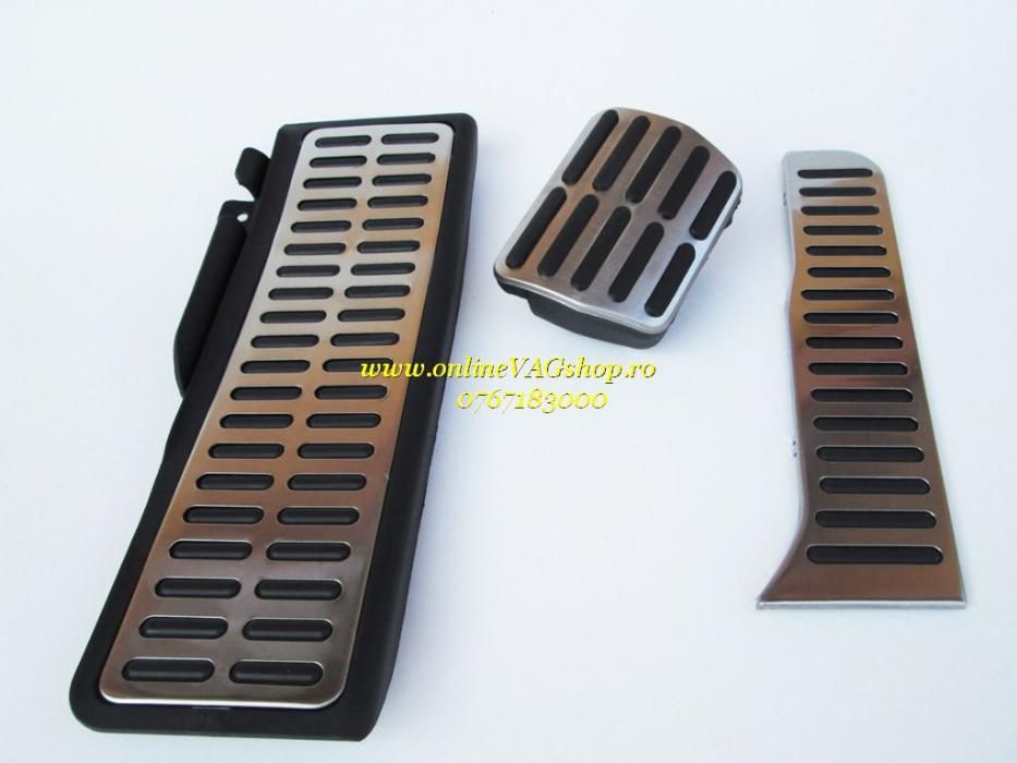 Set pedale inox AUTO/DSG pentru VW Golf5, Jetta, Tiguan, Passat B6, B7
