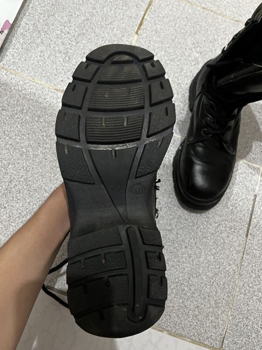 Военные берцы кожаные 40