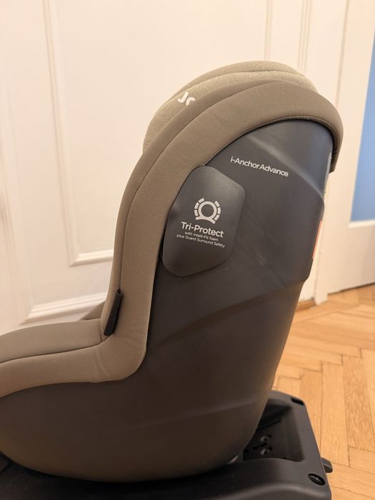 Scaun auto Joie I-Anchor Advance + baza isofix I-Base Advance, 40-105 cm, Wheat