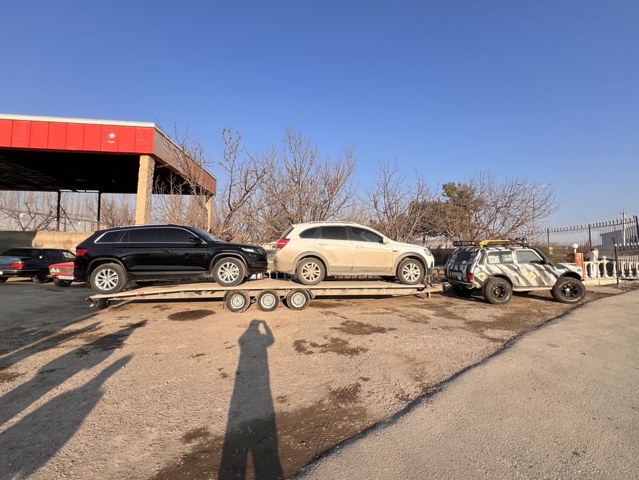 Эвакуатор прицеп 3 мостлик