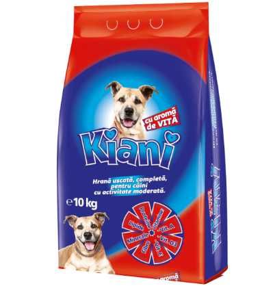Hrană uscată pentru câini KIANI cu aromă de vită Sac 10kg
