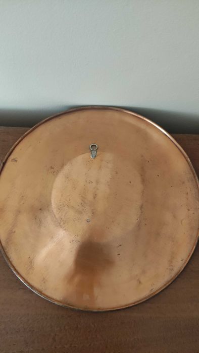 Лот от 3 медни чинии за стена гравирани с други цветни метали