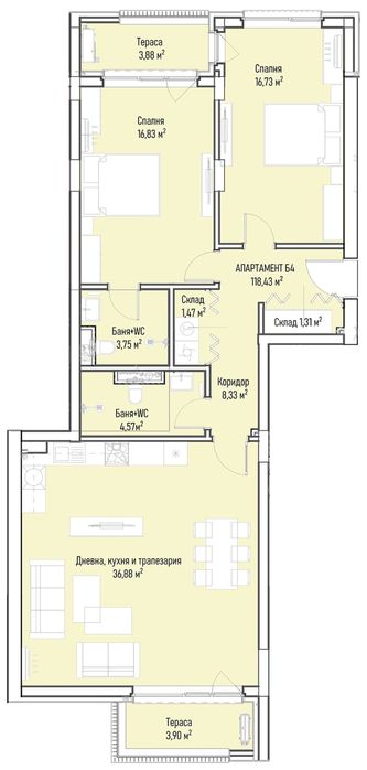 Продава се Тристаен апартамент в София, Драгалевци - 146 кв.м за 1901 €/кв.м - Снимка #1