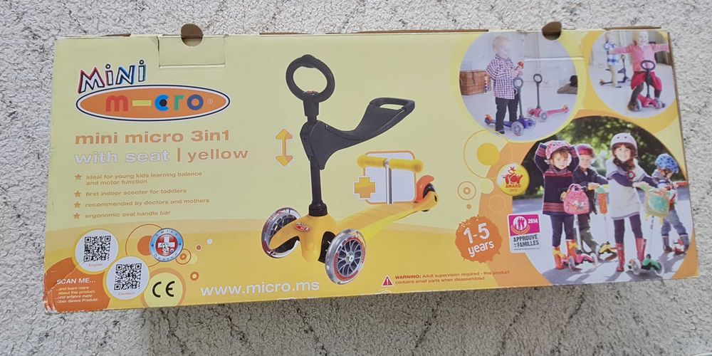 Тротинетка mini micro 3 in 1