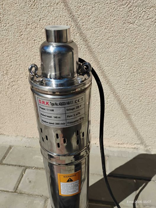 Kit hidrofor , pompă submersibila, bazin 24 litri