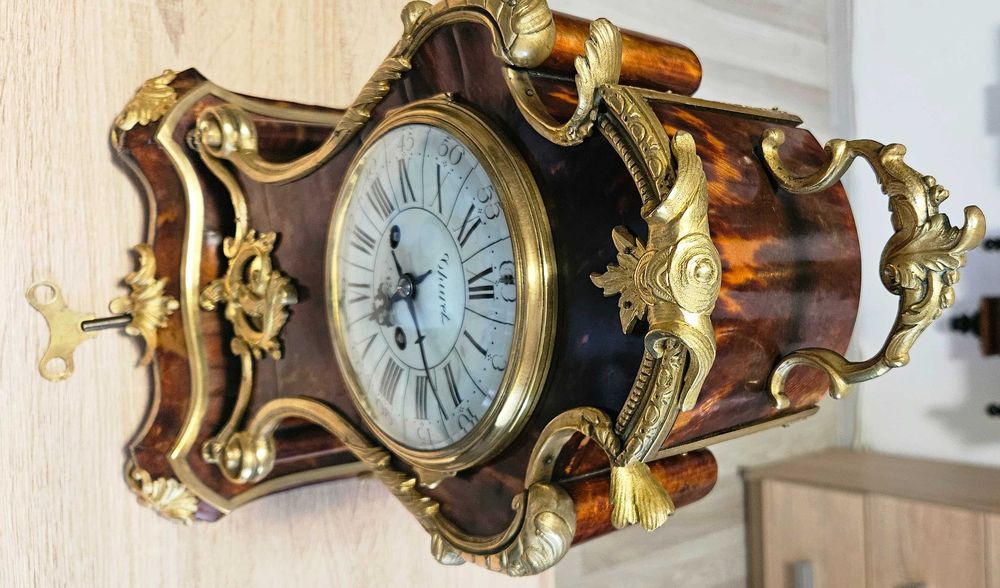 Ceas de semineu francez in stil Boulle, cca 1850