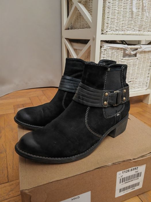 Botine din piele