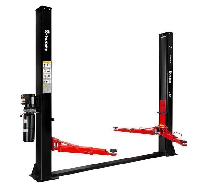 Двуколонен подемник 4.2 т с електрохидравлично ръчно освобождаване 380