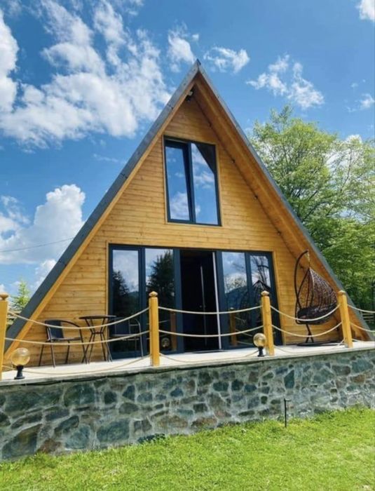 Vand Cabane din lemn Aframe sau clasice