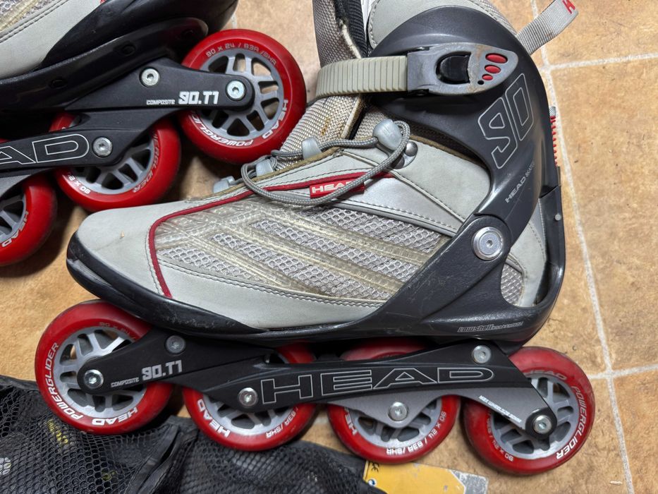 Ролери HEAD 90-T1 size:41 + наколенки Head size:M