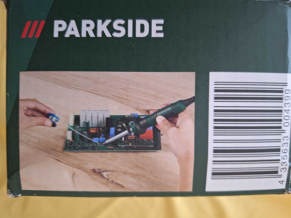 Stație de lipit Parkside cu 5 trepte de temperatură, accesorii incluse