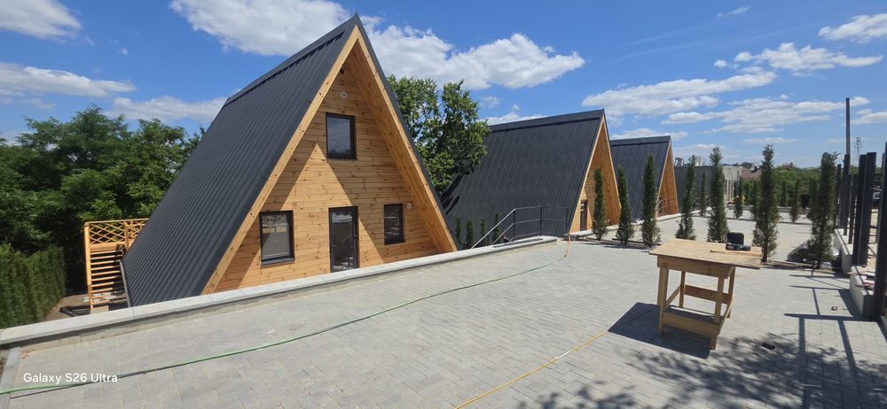 Construim case A-Frame cabane din lemn