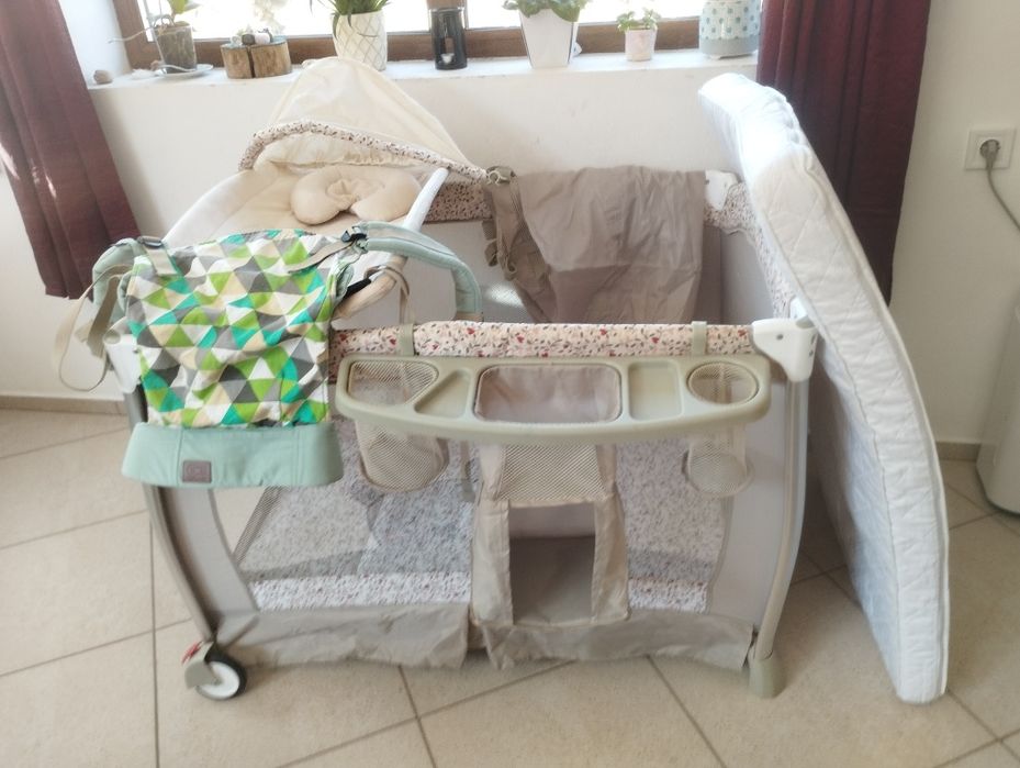 Pătuț pliabil+ saltea antialergenica