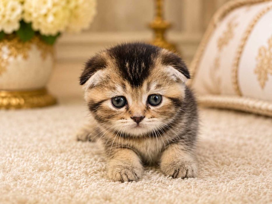 Маленькое счастье для семьи-Шотландские вислоухие котята Scottish Fold