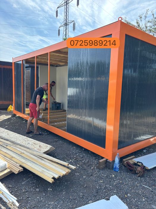 Vand containere modulare pentru birouri vanzari parc auto masini