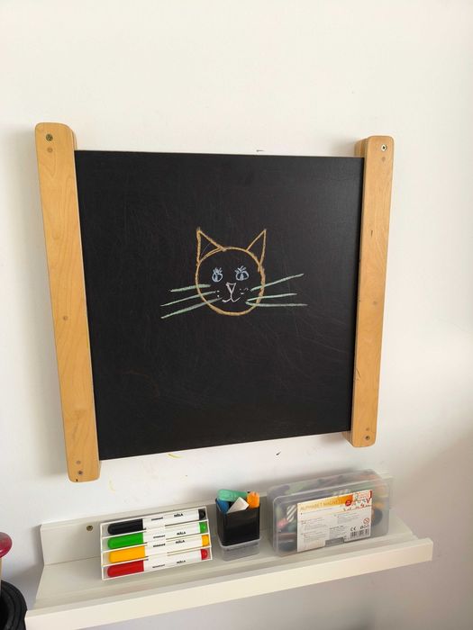 Tabla alba(magnetica/ scris) - neagra(creta), Leea Toys - 90 ron