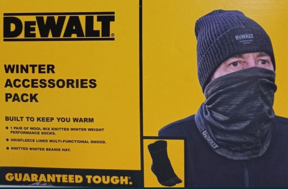 Колан за инструменти DEWALT и Зимен комплект от 3 части