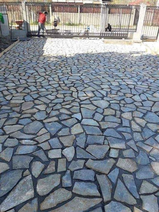 Piatra naturala de munte de Grecia 100%. Lucrez în toată Țara