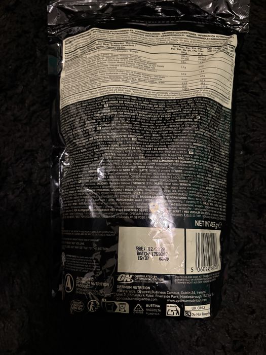 Pudra proteica  Whey Standard, 450 g, Optimum Nutrition