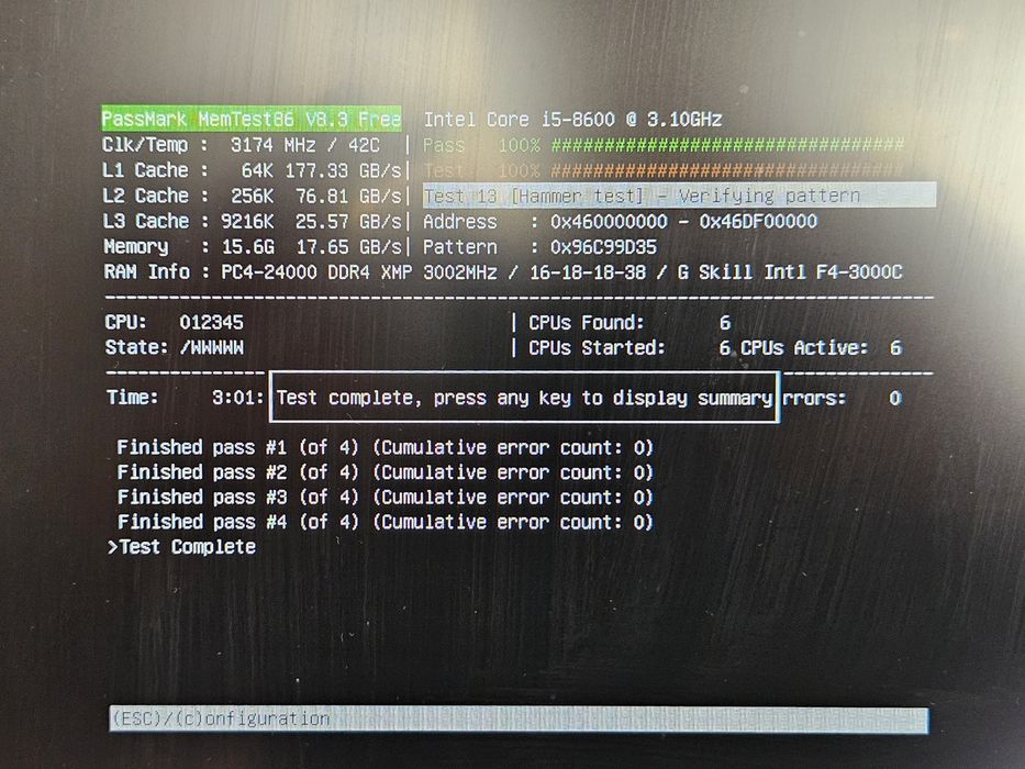 16GB G.Skill Aegis DDR4 3000 2×8GB