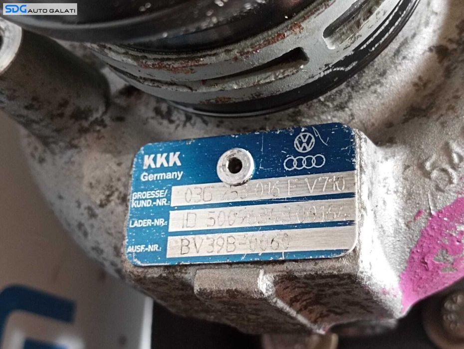 Turbo Turbina Turbosuflanta Volkswagen Sharan 1.9 AXR 2001 - 2010 Cod 03G253016E [M6788]