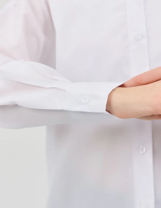 Рубашка белая базовая 42 см