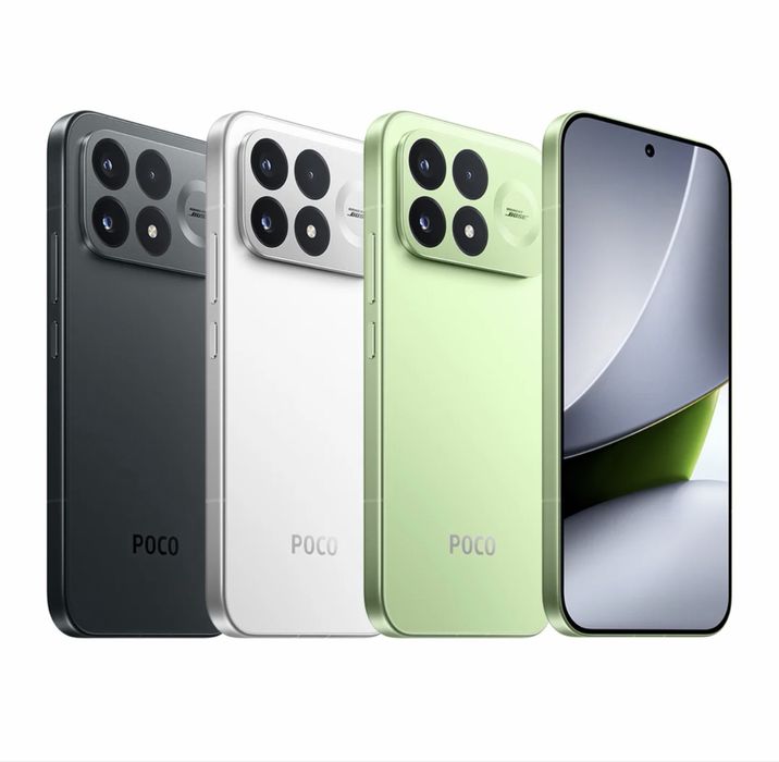 Poco F9 Pro 12/512 EAC черный, зеленый, белый
