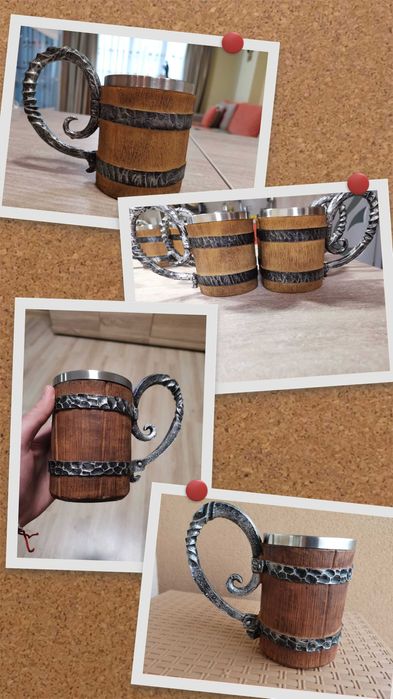 Халба за бира във формата на бъчва