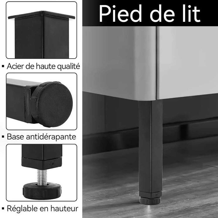 Set de 8 picioare mobilier, Dreamark, dulap, canapea 35 (+2) cm