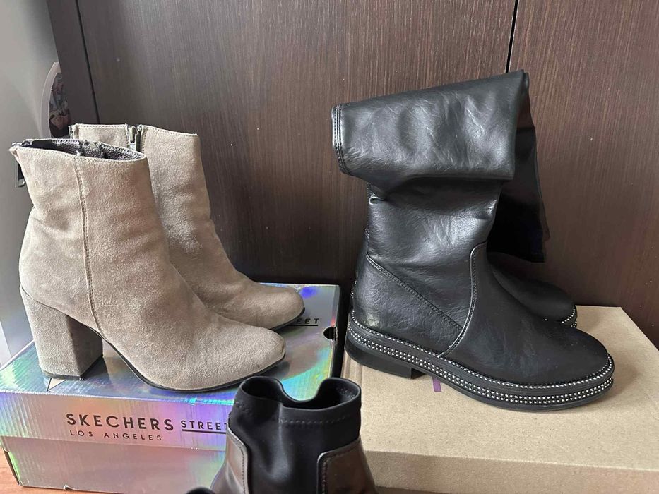 Есенни боти/ботуши размер 35 и 38 (pull&bear,jenny fairy)