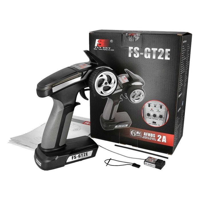 Апаратура Flysky FS-GT2E 2 канала предавател в комплект с приемник