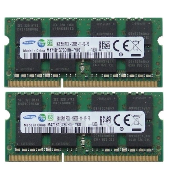 16GB Memorie SAMSUNG M471B1G73QH0-YK0 DDR3 PC3L-12800 1600MHz 1.35