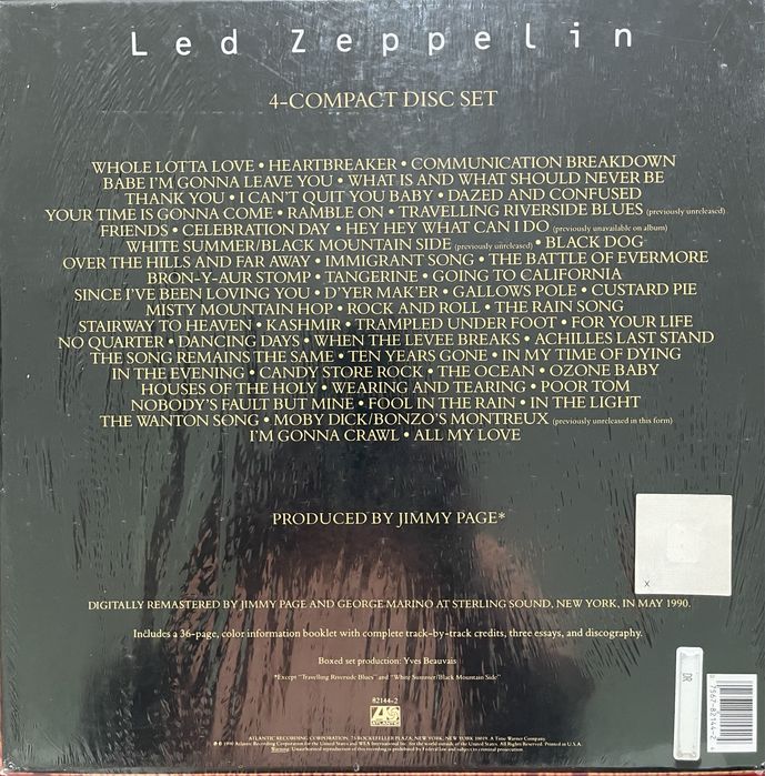 Led Zeppelin 4 CDs set