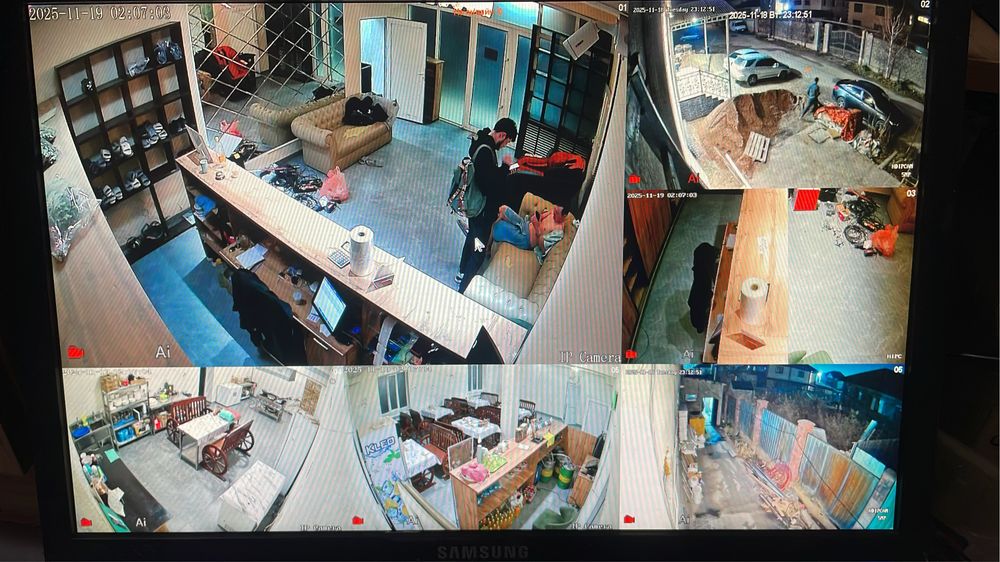 Установка видеонаблюдения