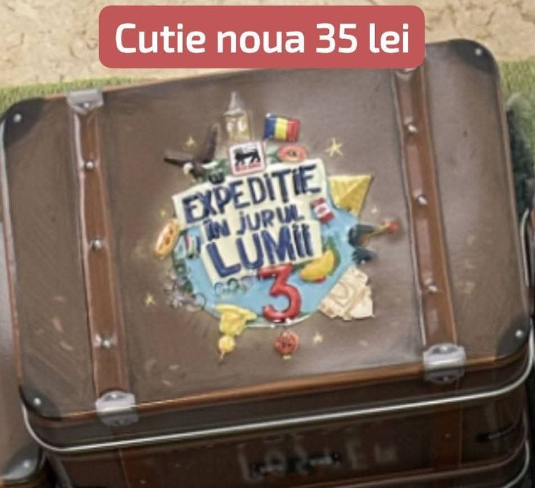 Expediție în jurul lumii 3 cu boxa nouă,cutie noua ,pachet nou și set