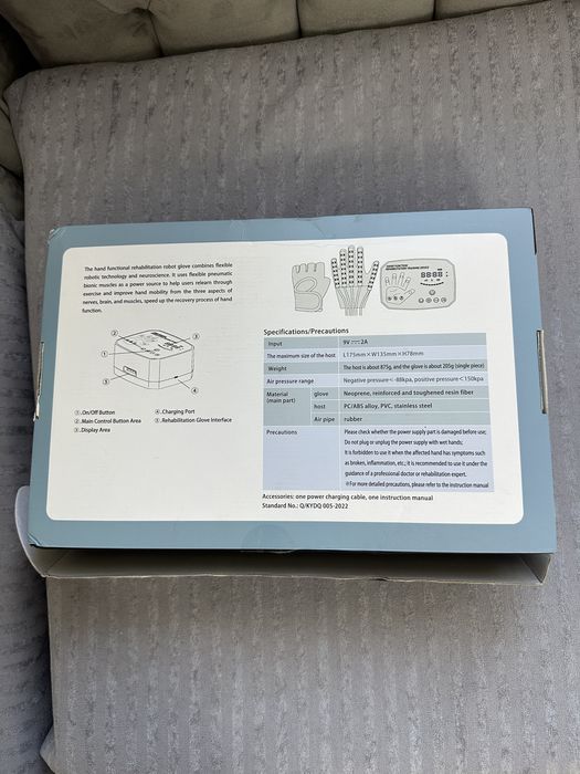 Професионална роботозирана ръкавица за болни от инсулт